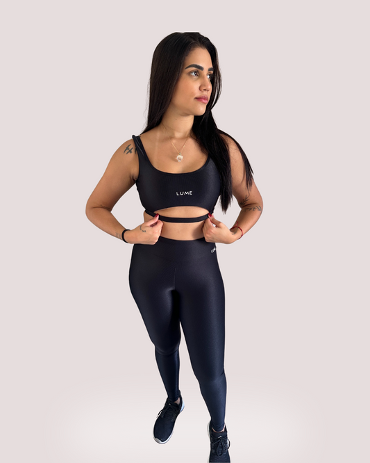 Conjunto Paulinha Aveludado Larune Fit