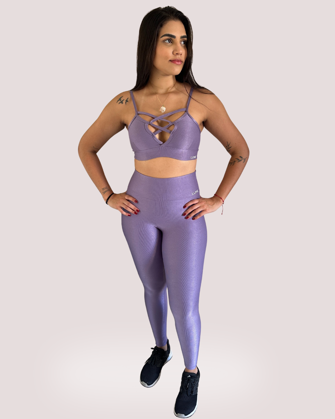 Conjunto Mari Aveludado Larune Fit